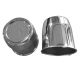 Cache moyeu standard chromé diamètre 110mm fermé