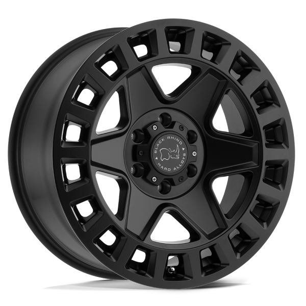 Jante Black Rhino York 8x17 6x130 ET52 noir mat