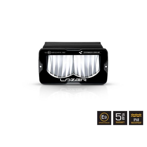 Phare LED Lazer Carbon-2 Drive Mode Feu Jaune