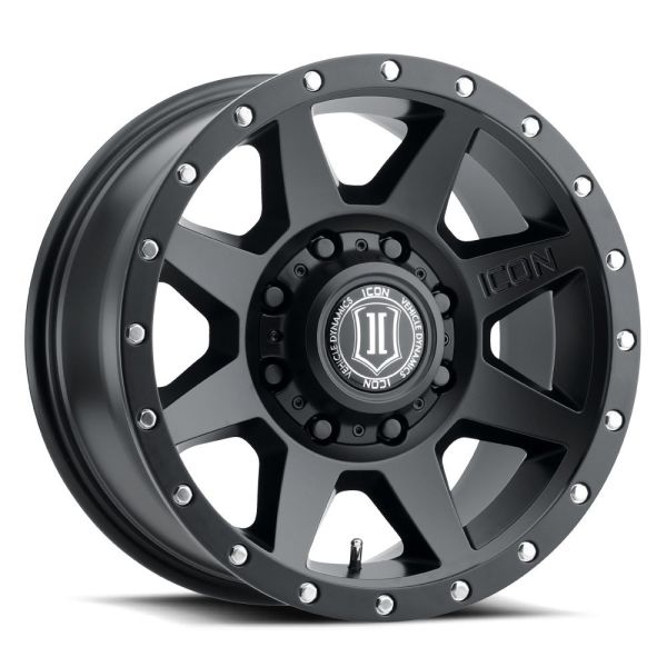 Jante ICON Alloys Rebound HD 8.5x17 Noir Satin 8x165.1