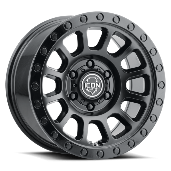 Jante ICON ALLOYS HULSE Double Black 8.5x17 5x127 ET20