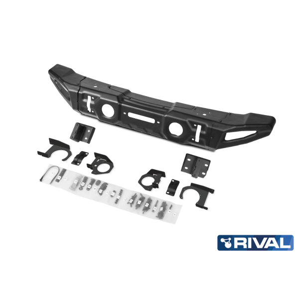 Bumper Avant Acier RIVAL Jeep Wrangler Compétition