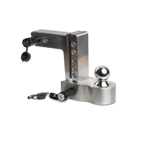 Attelage Carré US Aluminium Ajustable 10" Core 3600 kg