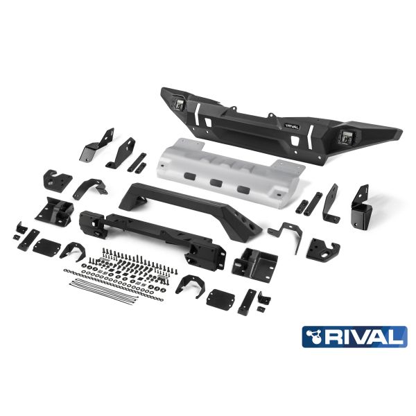 Pare-chocs Avant Aluminium Rival Jeep Wrangler JK/JL