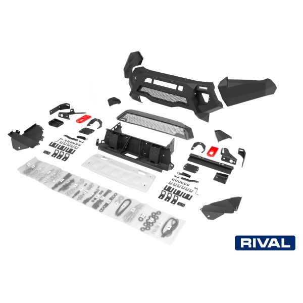 Pare-chocs Avant Aluminium Rival Toyota Hilux 2021+