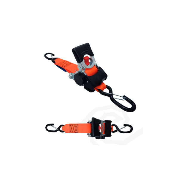 Sangle Arrimage Auto-Rétractable Crochet 50mm x 3M 750kg