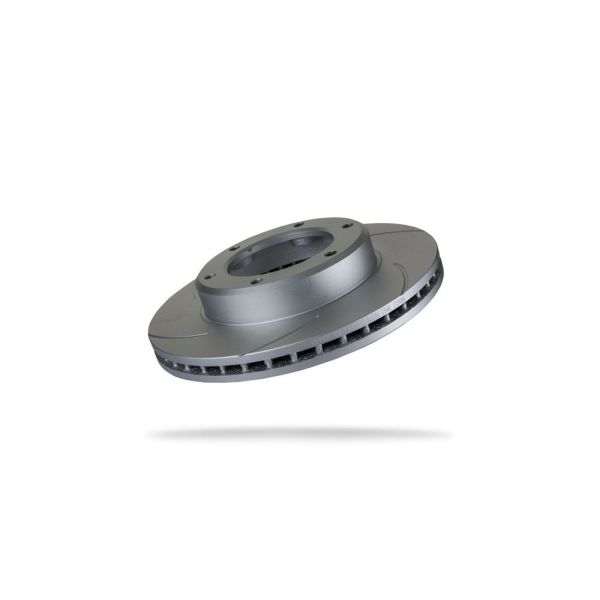 Disque de frein avant gauche Pedders rainuré ventilé Ø286mm Toyota HDJ80