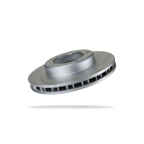 Disque de frein avant droit Pedders rainuré ventilé Ø322mm Toyota HZJ105
