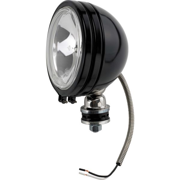 Phare off-road 5" noir 12V 100W + cache