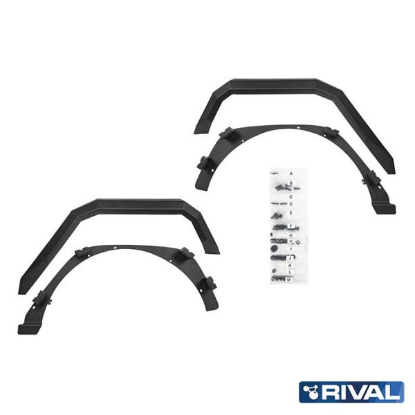 Aile aluminium arrière Rival Jeep JL
