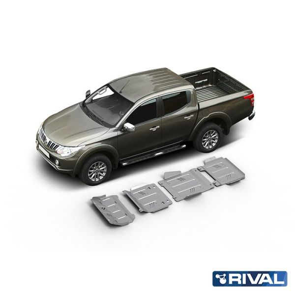 Blindage RIVAL Mitsubishi L200 / Fiat Fullback 2016+ - Kit 4 pcs
