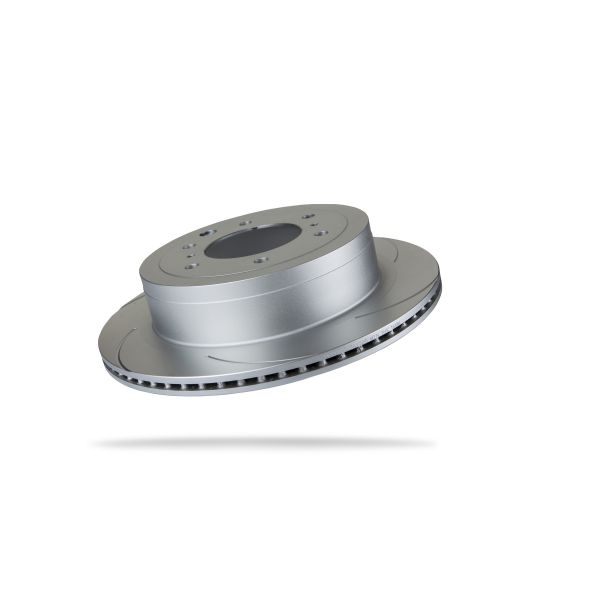 Disque de frein AR Pedders rainuré ventilé 332mm Mitsubishi Pajero