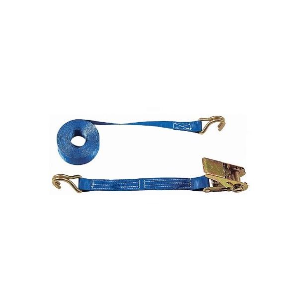 Sangle Arrimage Bagagère à Cliquet 25mm 5m 400kg Bleue