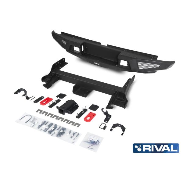 Bumper Rear Aluminium RIVAL Mitsubishi L200 2019+