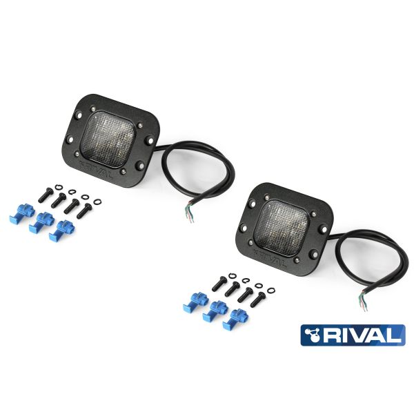 Phare LED RIVAL Arrière (Paire) - Aluminium
