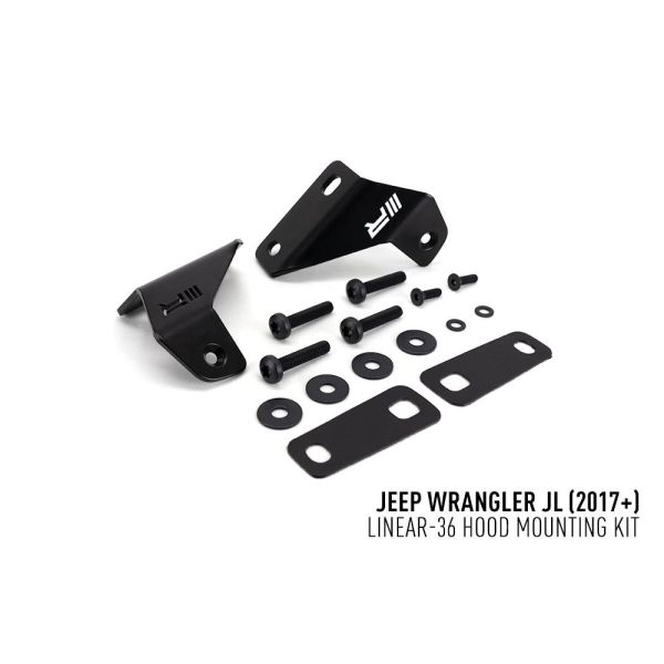 Kit Montage LINEAR 36 Capot Jeep Wrangler JL LAZER