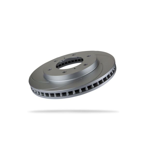 Disque de frein avant gauche PEDDERS rainuré ventilé Ø295mm Mitsubishi L200