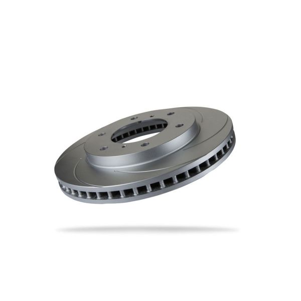 Disque de frein avant droit PEDDERS rainuré ventilé Ø295mm Mitsubishi L200