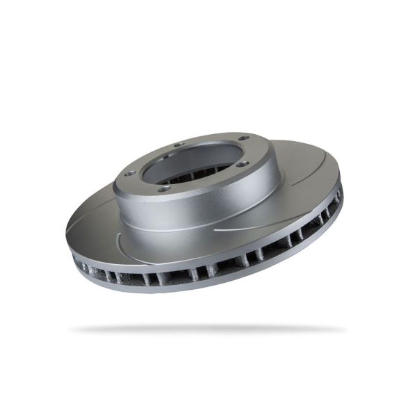 Disque frein avant droit Pedders rainuré ventilé Ø312mm HDJ100