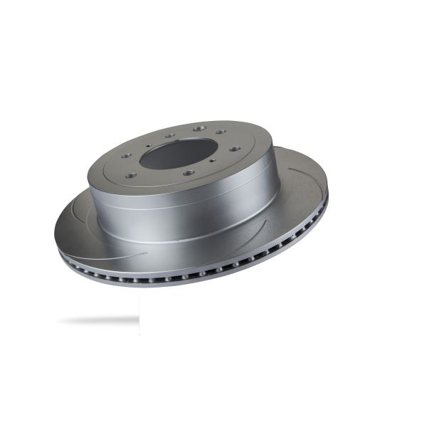 Disque de frein AR Pedders rainuré ventilé 332mm Mitsubishi Pajero