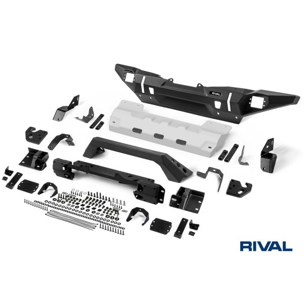 Bumper Front RIVAL Jeep Wrangler JK/JL - Compétition Aluminium