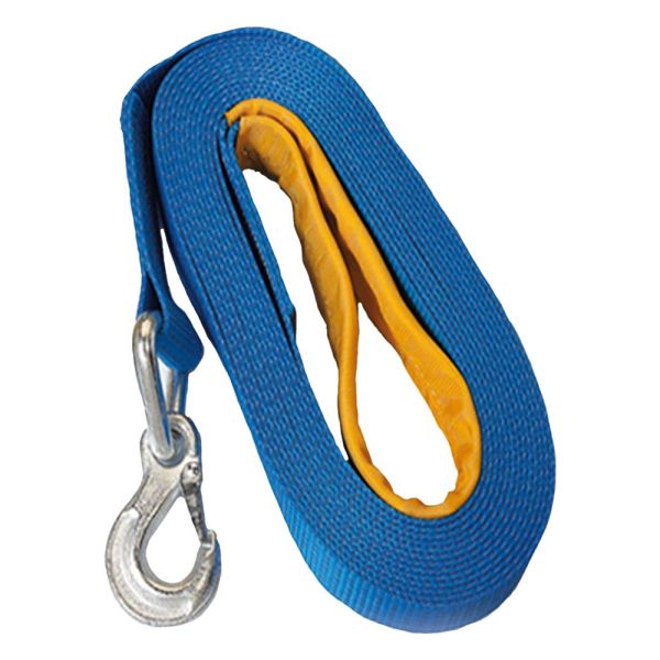 Sangle de traction (boucle / crochet) de longeur 7,5m et largeur 50mm (capacité 7,5t)