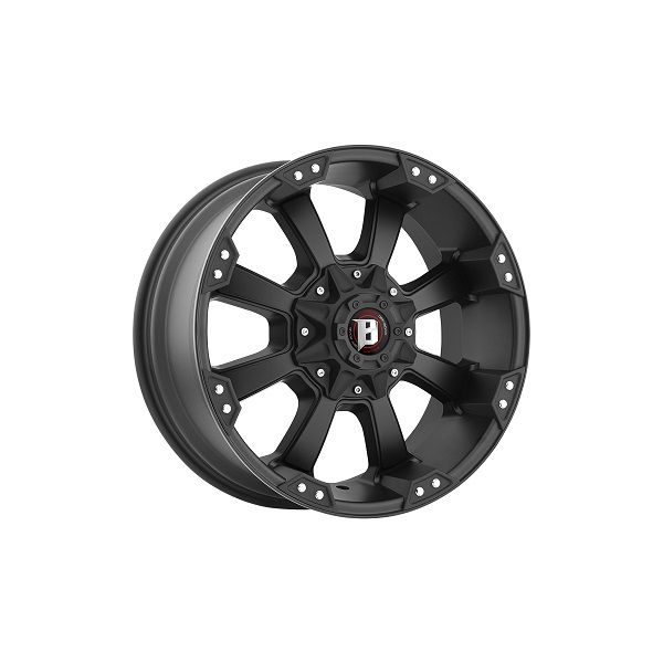 Jante Ballistic Offroad 845 couleur noire 8x16 - 6x139.7 - ET: 0