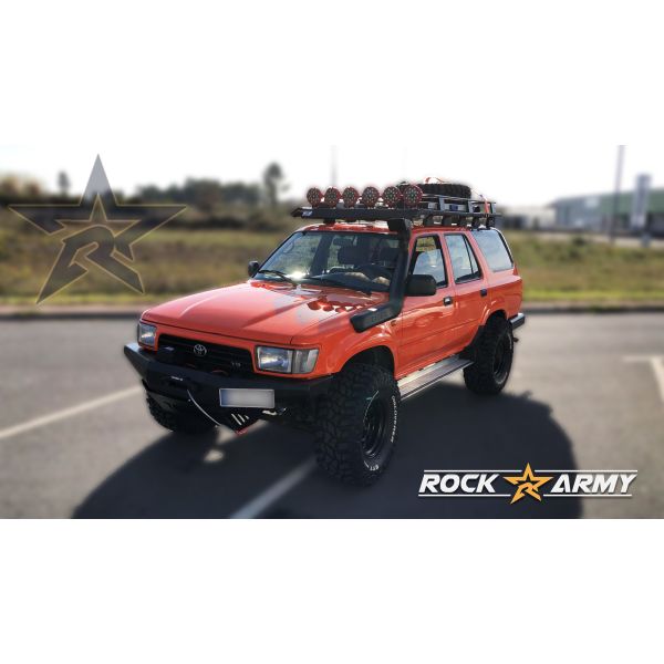 Pare chocs avant acier avec porte treuil (modèle 5C) de marque Rock Army pour Toyota 4Runner