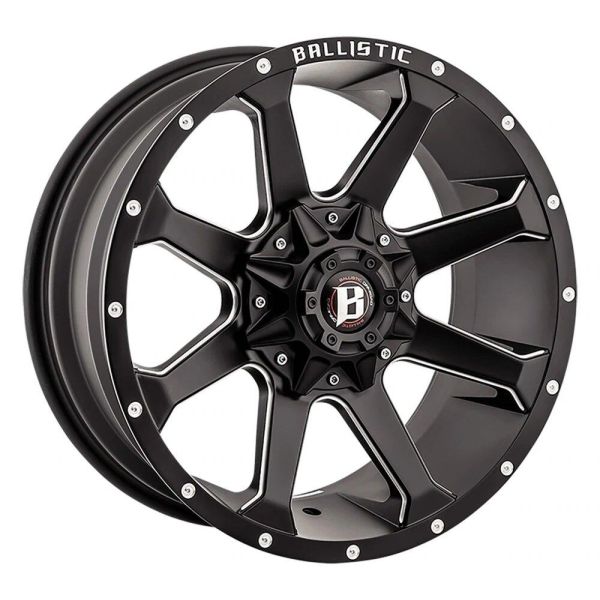 Jante Aluminium Ballistic 971 Noir (Black) 9x17 (5x127 ET:0)