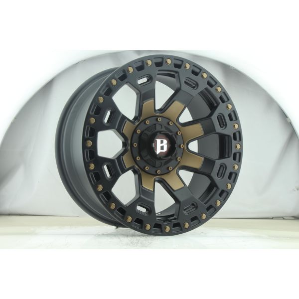 Jante Aluminium Ballistic 975 Noir et bronze (Black Bronze) 9x20 (6x139.7 ET:12)