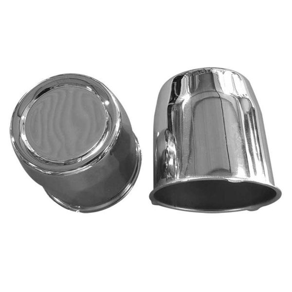 Cache moyeu standard chromé diamètre 110mm fermé