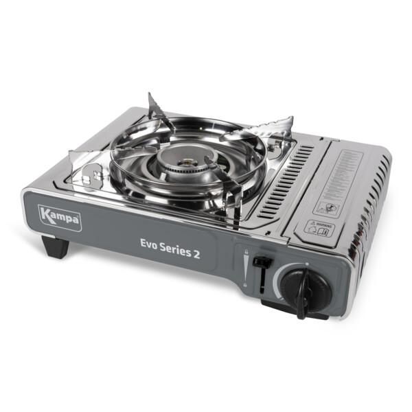 Réchaud à Gaz Portable 2 Brûleurs Butane - Auto-allumage, Mallette Transport Incluse, Idéal Camping Et Plein Air - 6