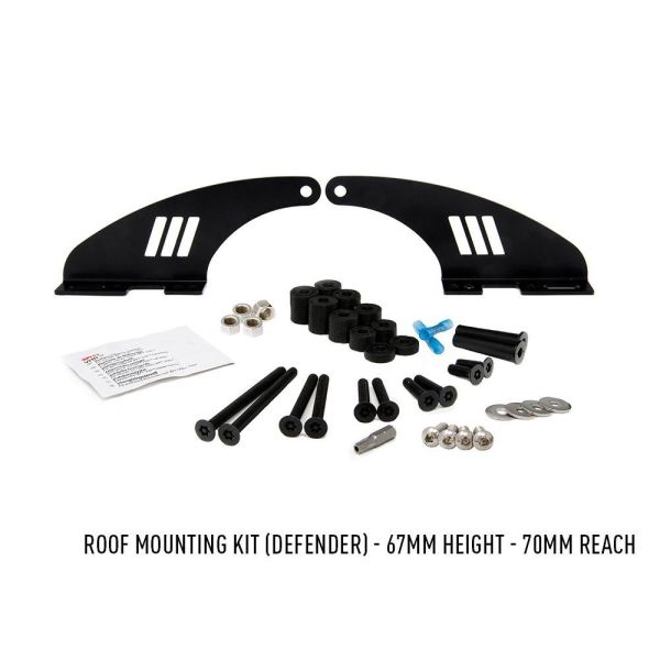 Kit de montage de Barre de LED Lazer pour Defender - Hauteur 67 mm