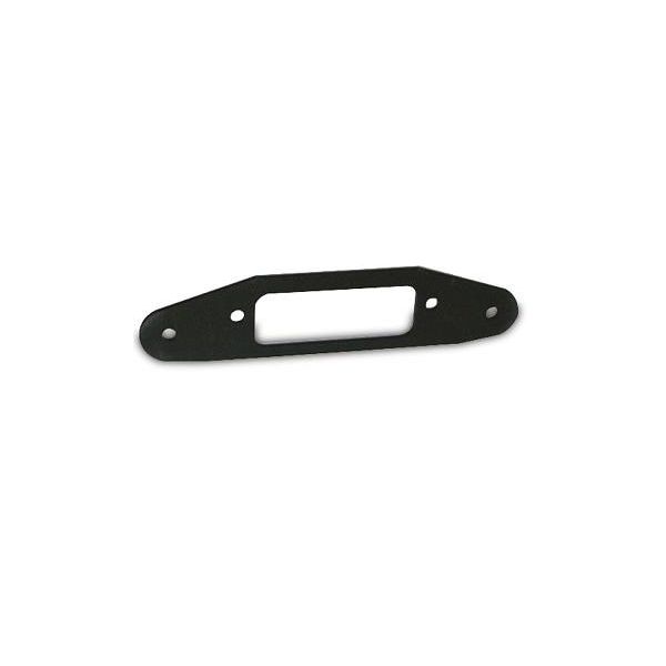 Platine acier pour ecubier, taille L, entraxe 254mm (usage exclusif avec corde synthétique)