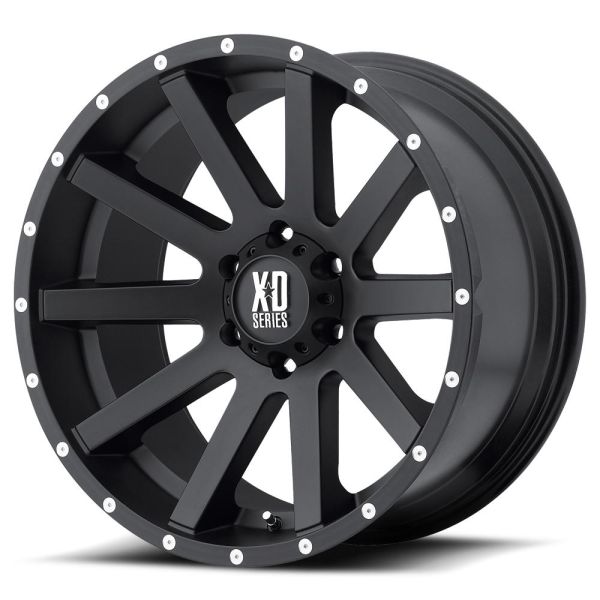 Jante Aluminium KMC XD818 Heist Noir Satin (Satin Black) 8x18 (6x114.3 ET:35)