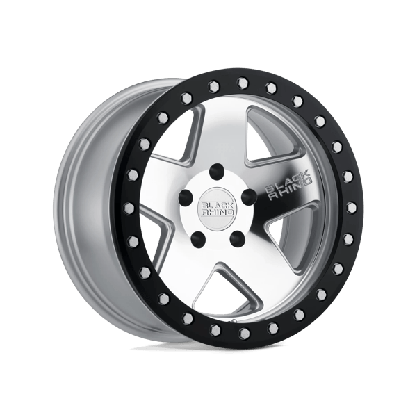 Jante Aluminium Black Rhino CRAWLER Argent