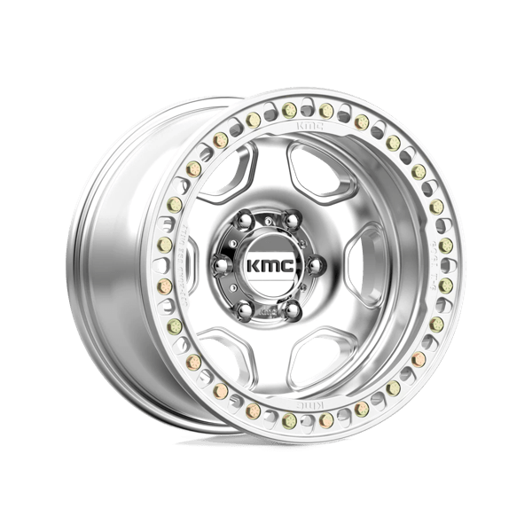 Jante Aluminium KMC KM233 HEX BEADLOCK Argent