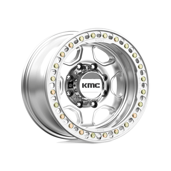 Jante Aluminium KMC KM233 HEX BEADLOCK Argent