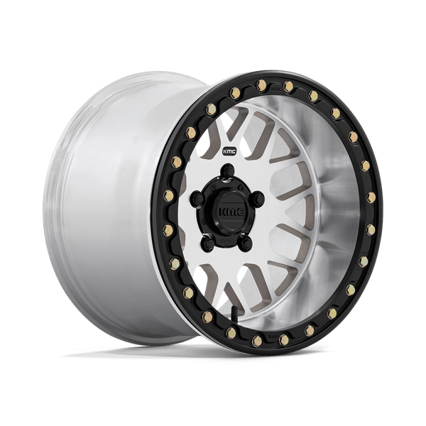 Jante Aluminium KMC Powersports KS235 GRENADE BEADLOCK Argent