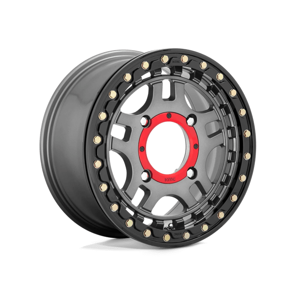 Jante Aluminium KMC Powersports KS240 RECON BEADLOCK Gris