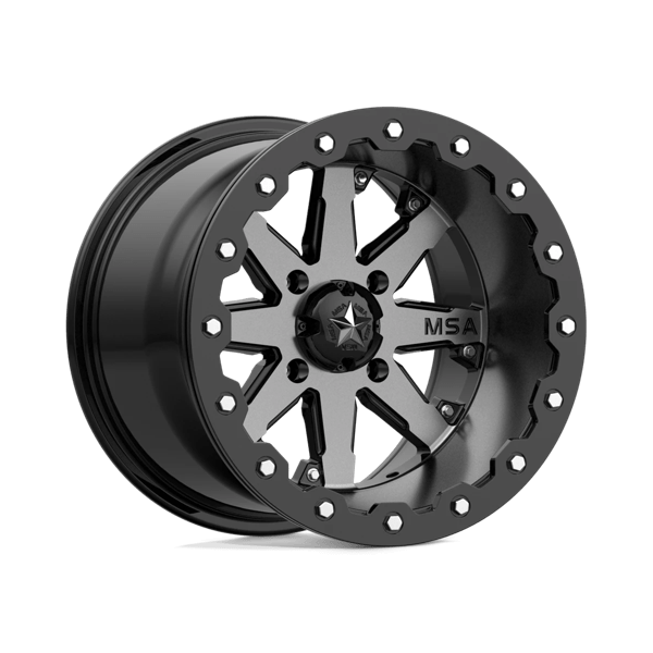 Jante Aluminium MSA Offroad Wheels M21 LOK BEADLOCK Gris