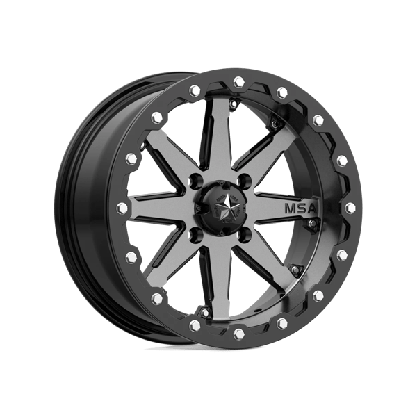 Jante Aluminium MSA Offroad Wheels M21 LOK BEADLOCK Gris