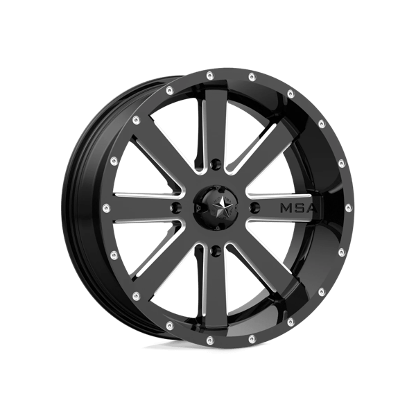 Jante Aluminium MSA Offroad Wheels M34 FLASH Noir