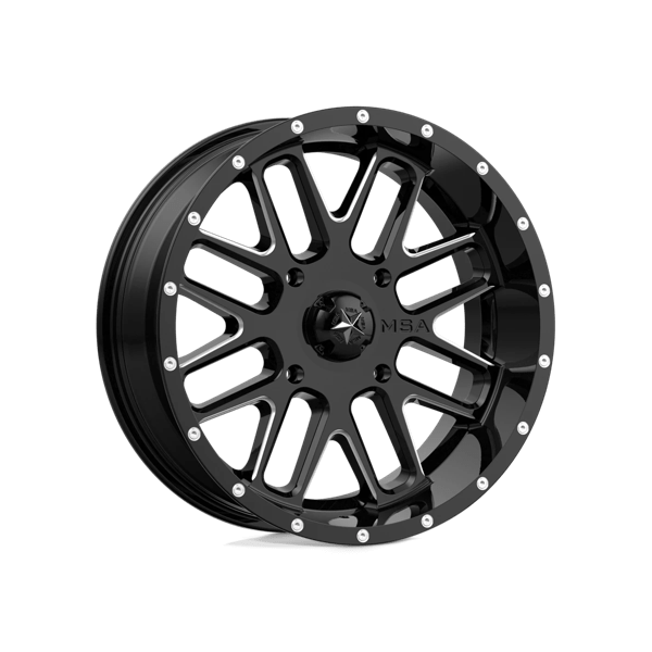 Jante Aluminium MSA Offroad Wheels M35 BANDIT Noir