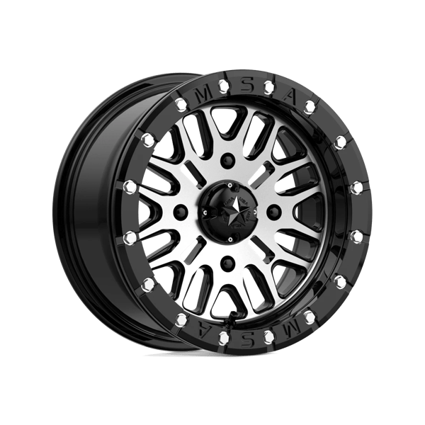 Jante Aluminium MSA Offroad Wheels M37 BRUTE BEADLOCK Noir