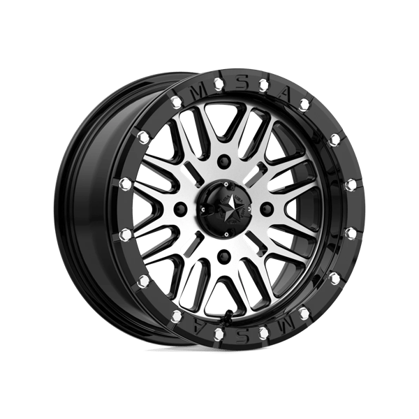 Jante Aluminium MSA Offroad Wheels M37 BRUTE BEADLOCK Noir