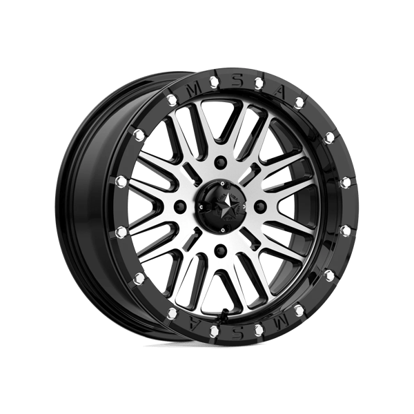 Jante Aluminium MSA Offroad Wheels M37 BRUTE BEADLOCK Noir