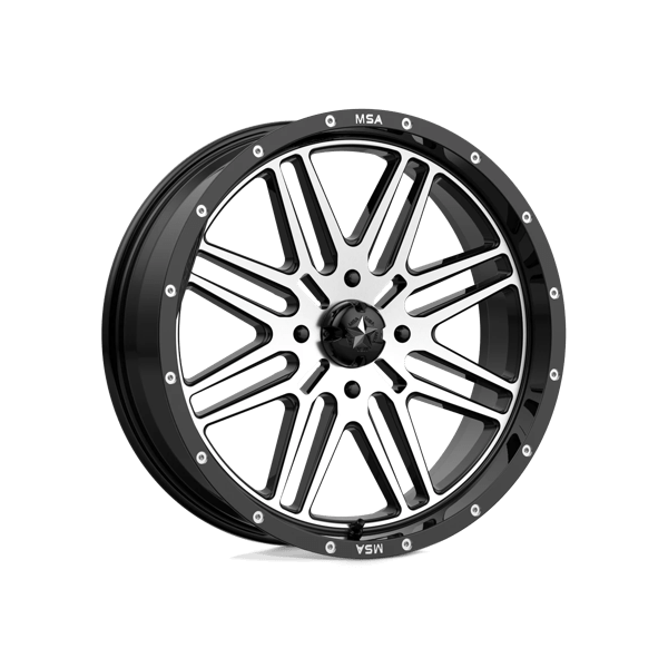 Jante Aluminium MSA Offroad Wheels M38 BRUTE Noir