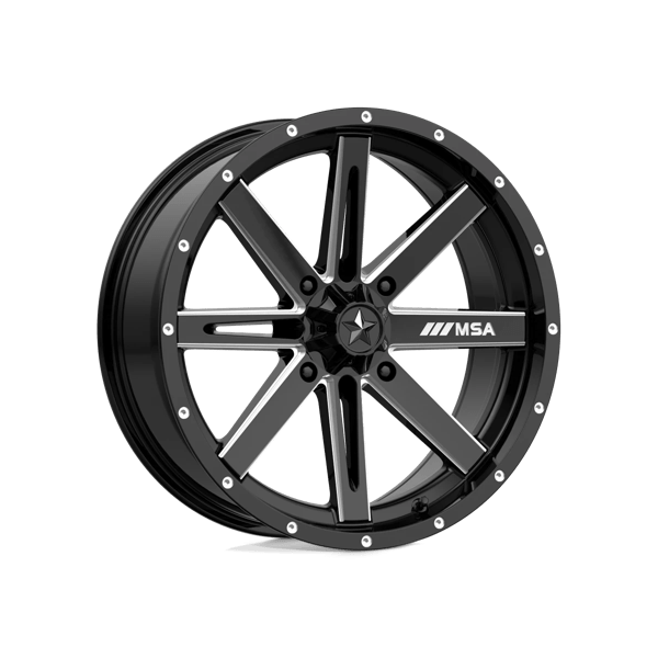 Jante Aluminium MSA Offroad Wheels M41 BOXER Noir