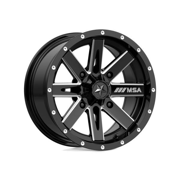 Jante Aluminium MSA Offroad Wheels M41 BOXER Noir